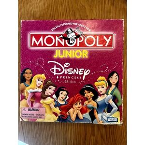 Monopoly Junior Disney Princess 2004 Edition y2k nostalgic board game
